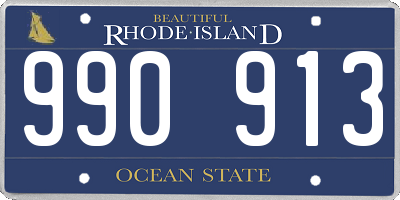 RI license plate 990913