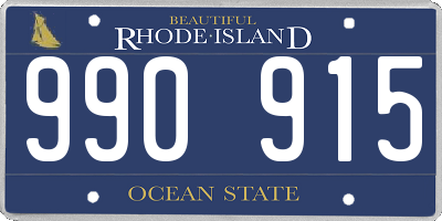 RI license plate 990915