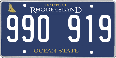 RI license plate 990919