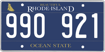 RI license plate 990921