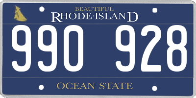 RI license plate 990928