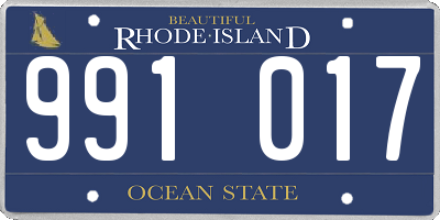 RI license plate 991017