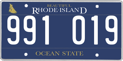 RI license plate 991019