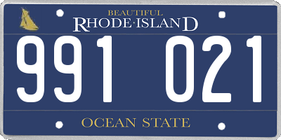 RI license plate 991021
