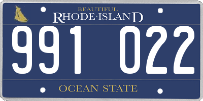 RI license plate 991022