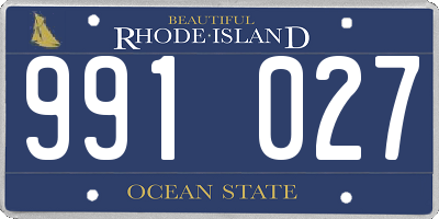 RI license plate 991027