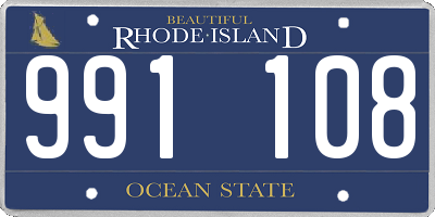 RI license plate 991108