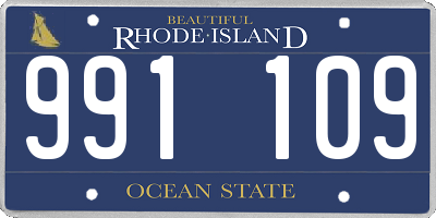 RI license plate 991109