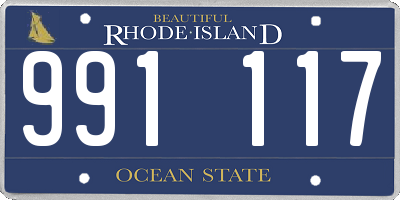 RI license plate 991117