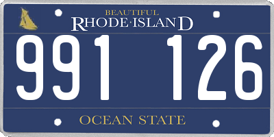 RI license plate 991126