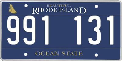 RI license plate 991131