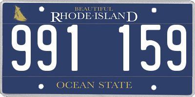 RI license plate 991159