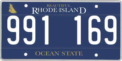 RI license plate 991169