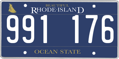 RI license plate 991176