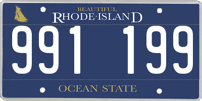 RI license plate 991199