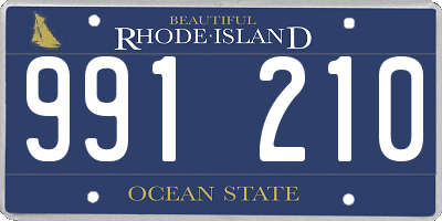 RI license plate 991210