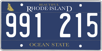 RI license plate 991215