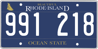 RI license plate 991218