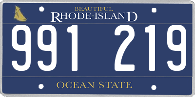 RI license plate 991219
