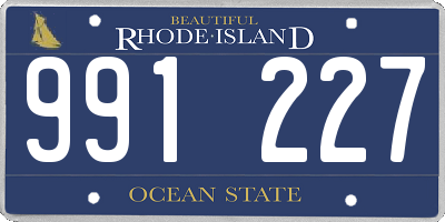 RI license plate 991227