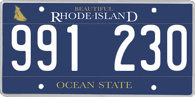 RI license plate 991230