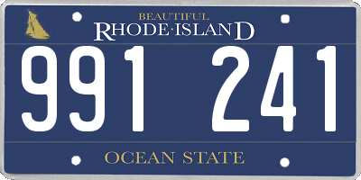RI license plate 991241