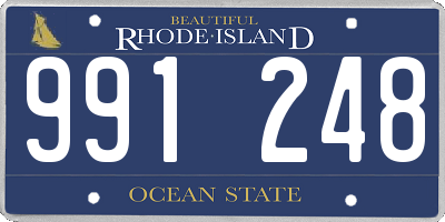 RI license plate 991248