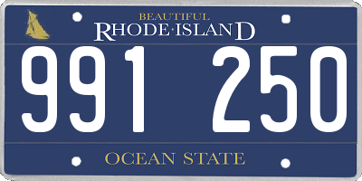 RI license plate 991250