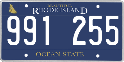 RI license plate 991255