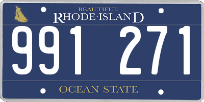 RI license plate 991271