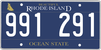 RI license plate 991291