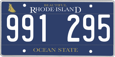 RI license plate 991295