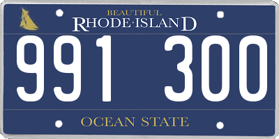 RI license plate 991300