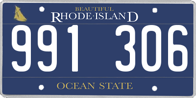 RI license plate 991306