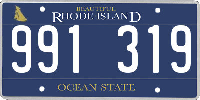 RI license plate 991319