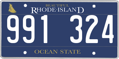 RI license plate 991324