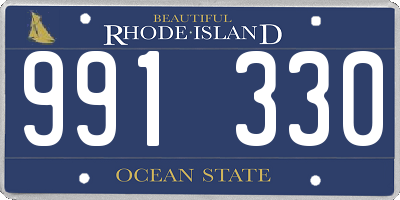 RI license plate 991330