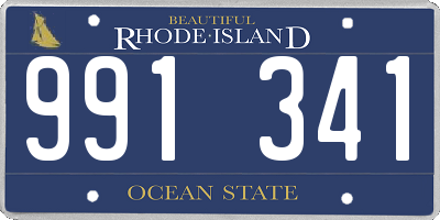 RI license plate 991341