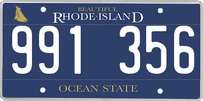 RI license plate 991356