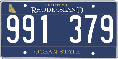 RI license plate 991379