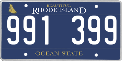 RI license plate 991399