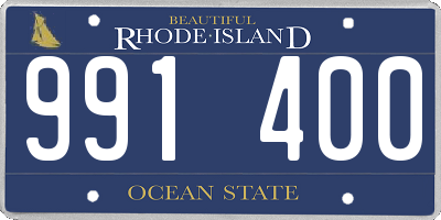 RI license plate 991400