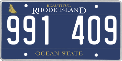 RI license plate 991409