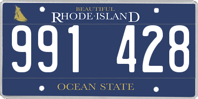 RI license plate 991428