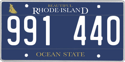 RI license plate 991440