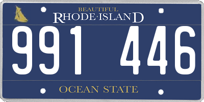 RI license plate 991446