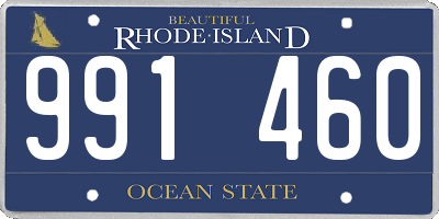 RI license plate 991460