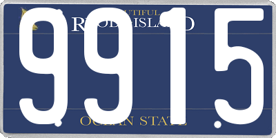 RI license plate 9915