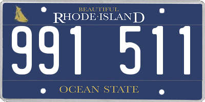 RI license plate 991511