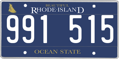 RI license plate 991515
